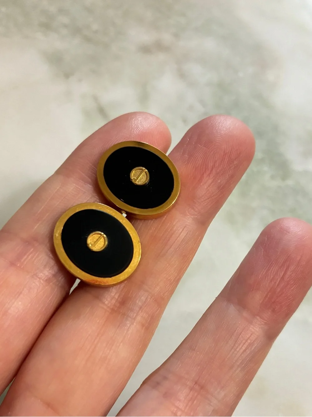 Dunhill Cuff Links + Tie Clip Set